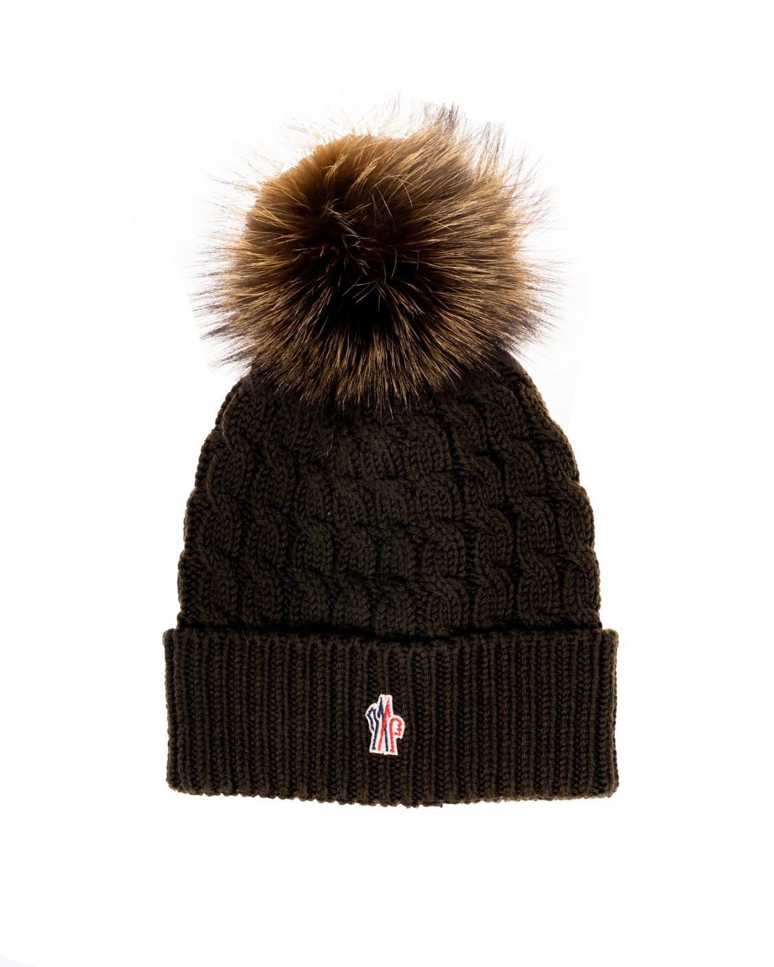 shop MONCLER GRENOBLE Saldi Cappello: Moncler berretto in lana con pon pon.
Lavorazione a treccia.
Composizione: 100% lana vergine.
Pelliccia: volpe frost blu.
Made in Italia.. 3B00013 0402A-825 number 2813288